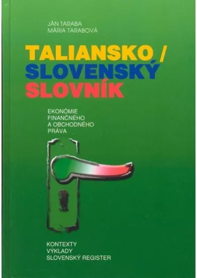 Taliansko/slovenský slovník ekonómie finančného a