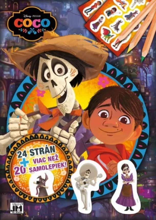 Disney/Pixar - Vymaľovanka A4+/ Coco