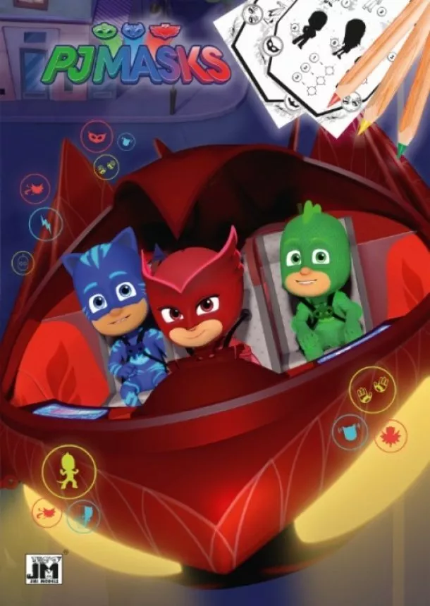 autor neuvedený - PJ Masks - Omalovánka