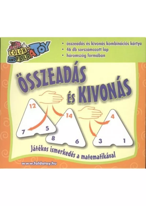 Kártya - Összeadás és kivonás /Játékos ismerkedés a matematikával