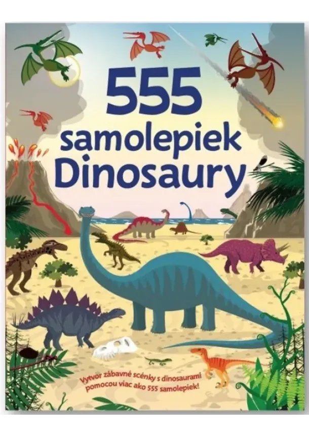 kol. - 555 samolepiek - Dinosaury