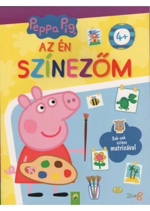 Színező - Peppa Malac: Az én színezőm - Sok-sok színes matricával