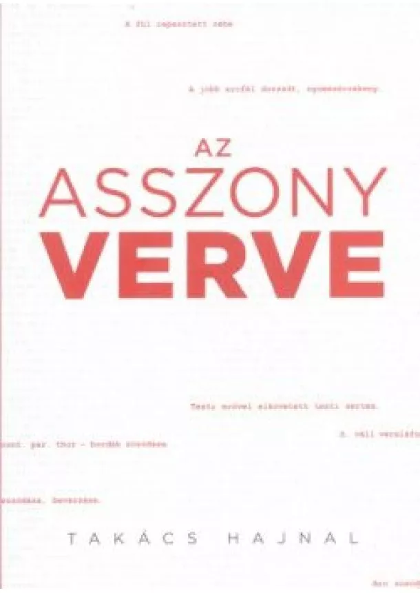 Takács Hajnal - Az asszony verve