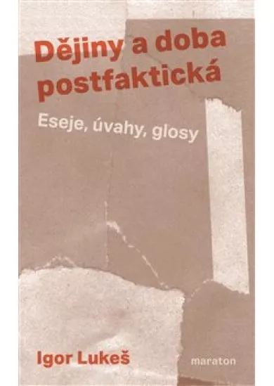 Dějiny a doba postfaktická - Eseje, úvahy, glosy