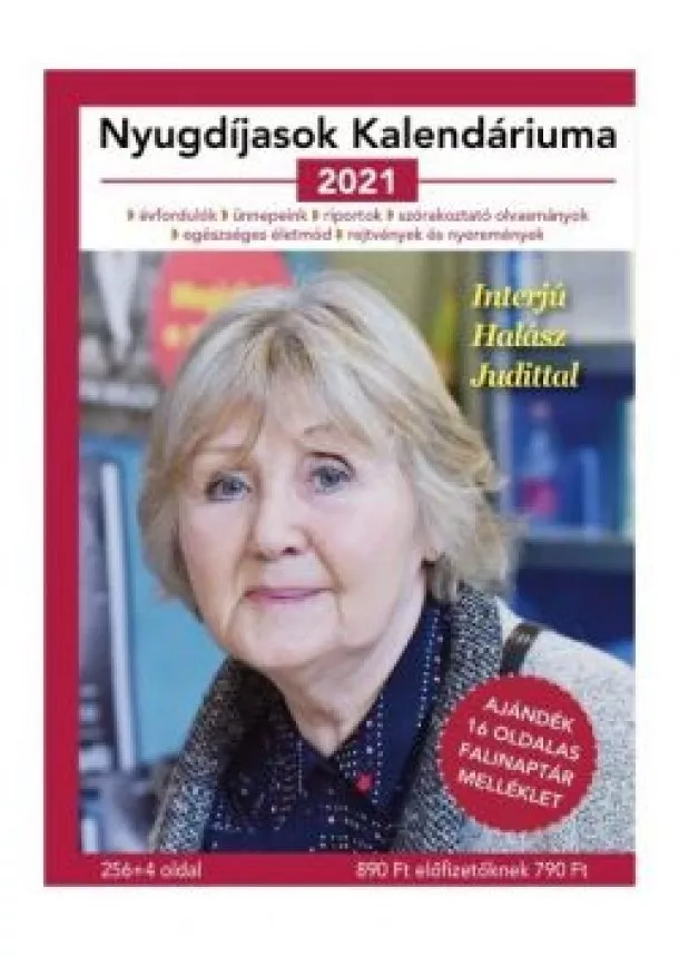 Kalendárium - Nyugdíjasok kalendáriuma 2021