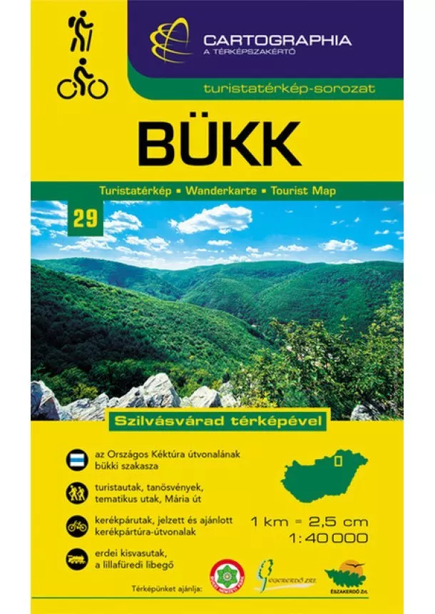 Térkép - Bükk - Turistatérkép-sorozat 29. (új kiadás, 2022)